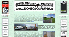 Desktop Screenshot of nonsolocamper.it